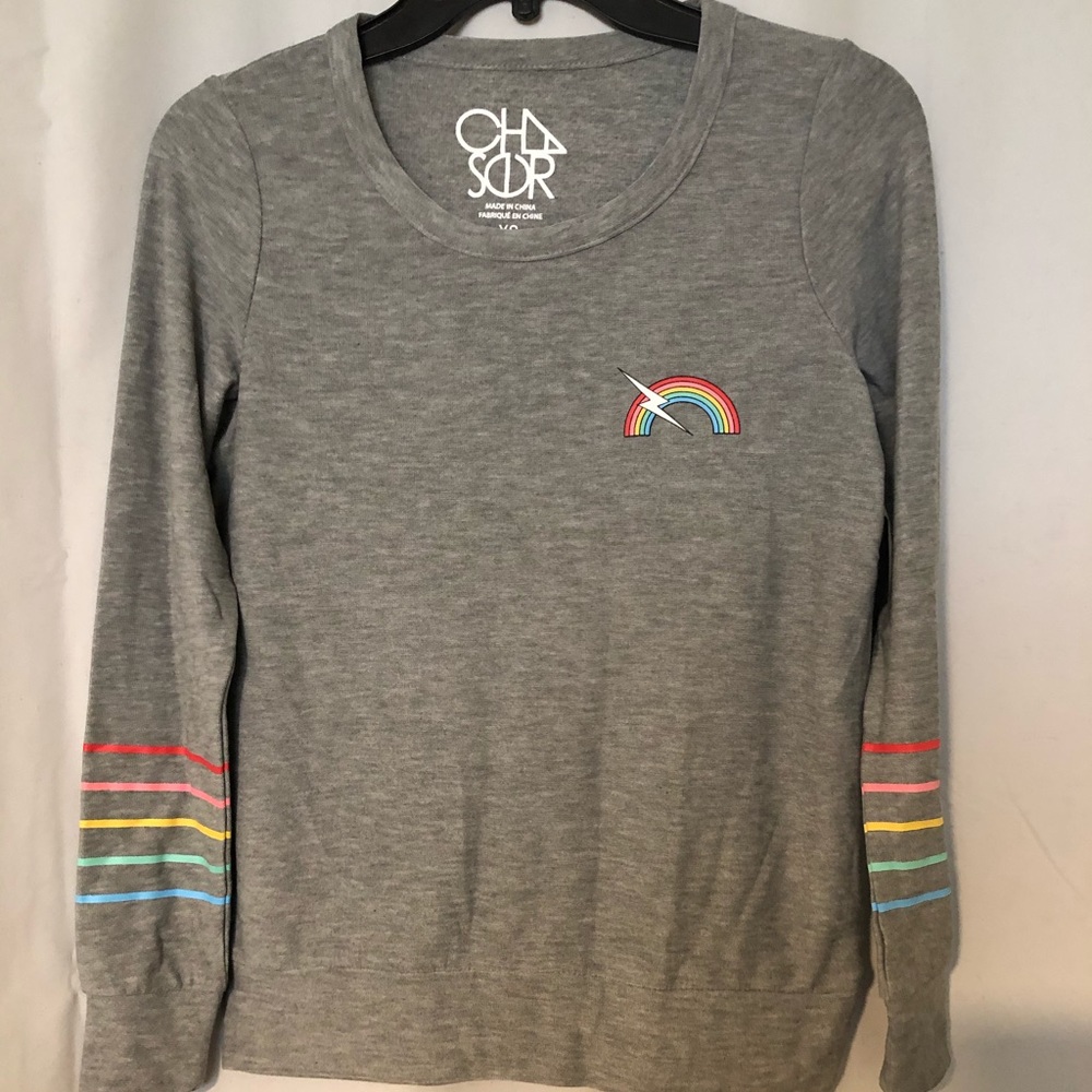 Chaser Graphic Pullover Sweater